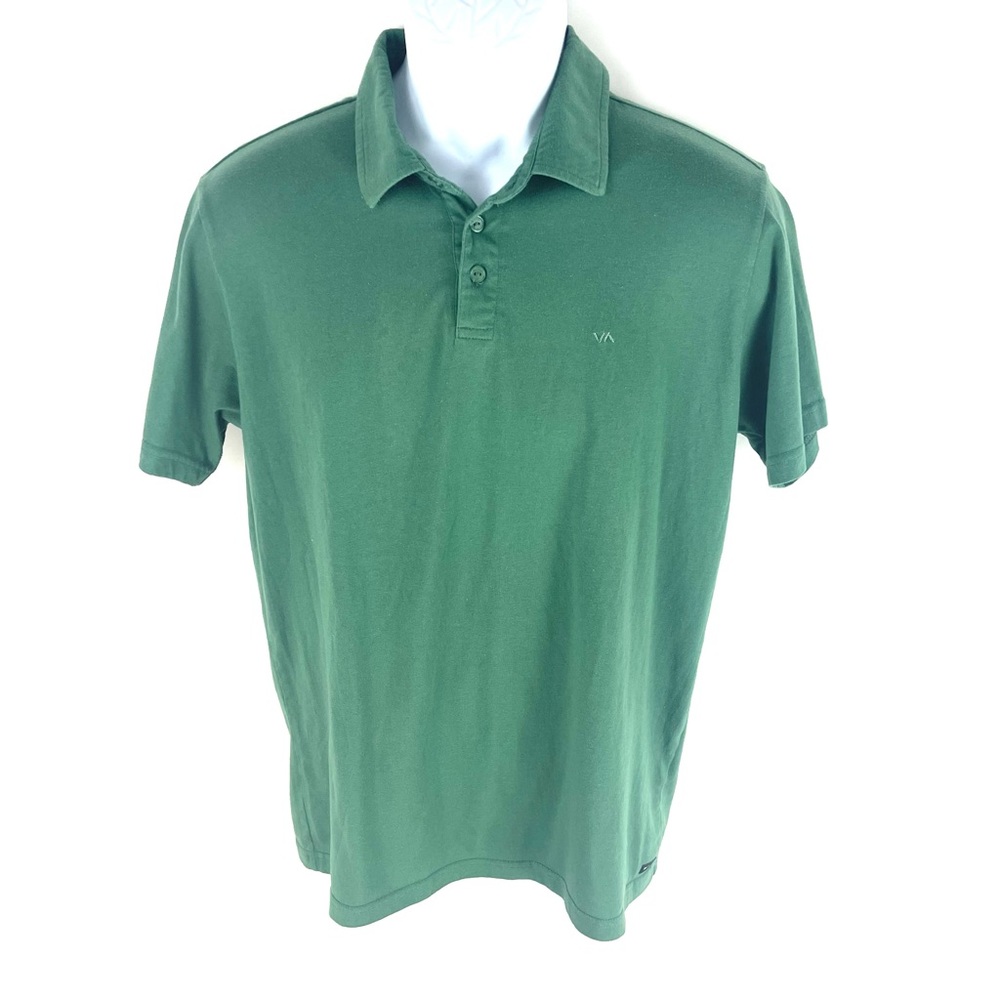 RVCA Men’s Green Polo Shirt S